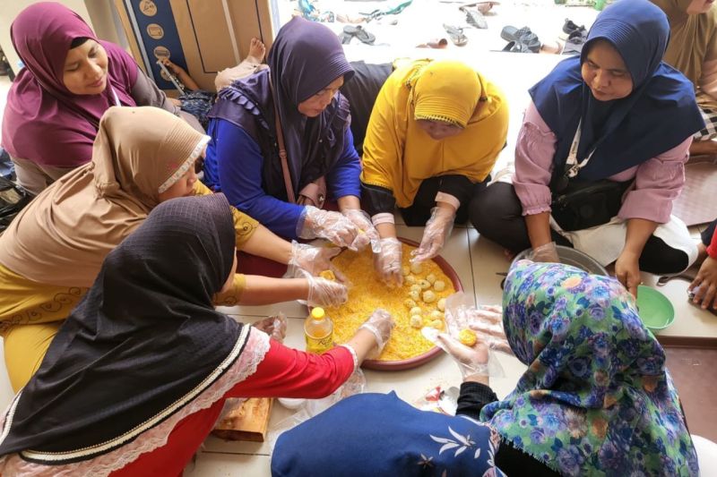 Warga Pulau Pramuka dilatih buat makanan beku berbahan dasar ikan