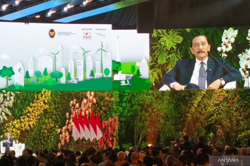 Luhut pastikan transisi energi RI pacu pengembangan industri hijau