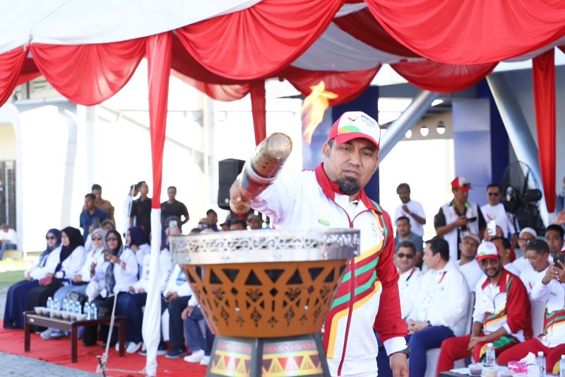 Pj Bupati: kirab obor PON jadi simbol semangat sportivitas