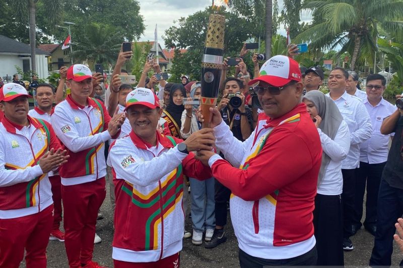 Kirab obor api PON XXI siap dibawa ke Stadion Harapan Bangsa