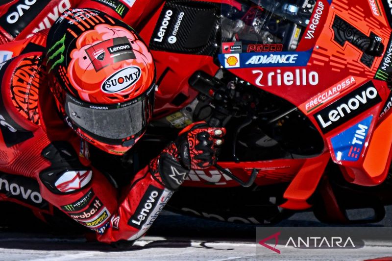 Bagnaia puncaki sesi uji coba MotoGP di Misano