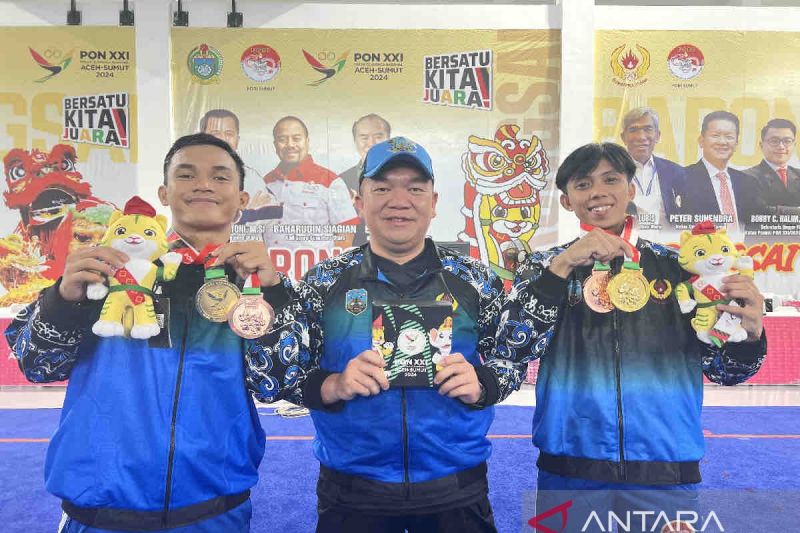 Dua atlet Kaltara puas kantongi medali emas-perunggu barongsai