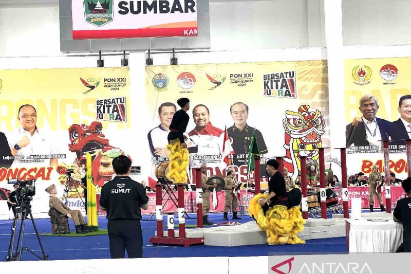 Barongsai - Peraih emas FOBI dunia gagal di PON akibat terjatuh