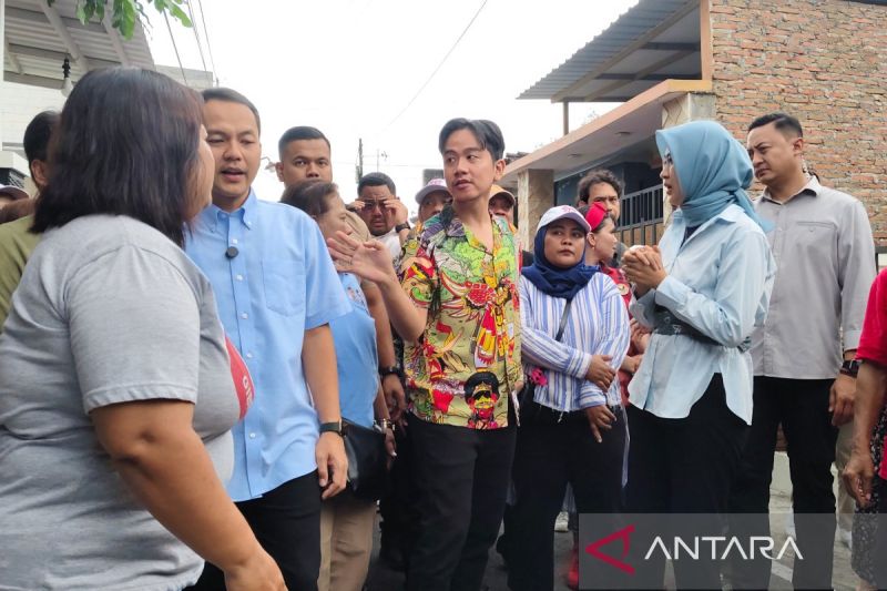 Gibran sambangi warga Solo jelang satu bulan pelantikan