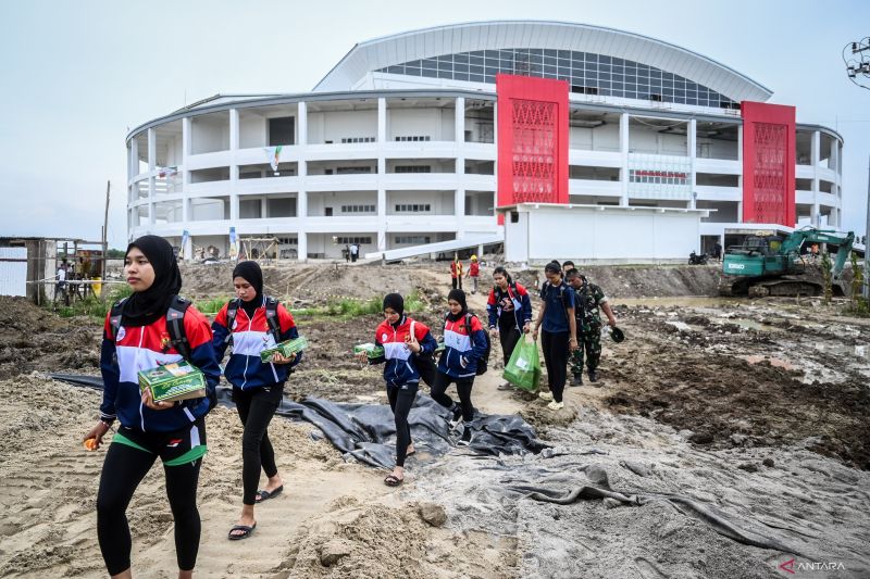 Soal arena voli indoor belum siap, Ketua Harian PB PON: Besok siap