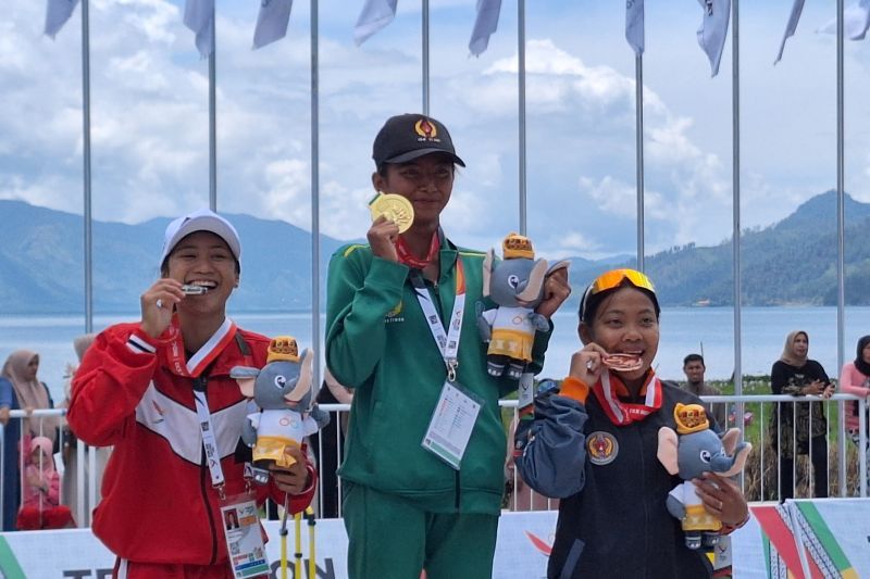 Atlet triahtlon Jatim Binta ingin pertajam catatan waktu lari