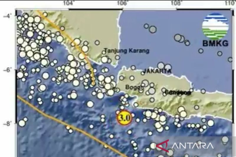 Gempa magnitudo 3 guncang Bayah Banten