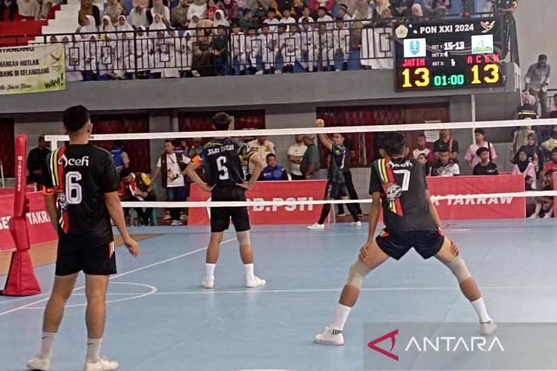 Sepak takraw Jatim kalahkan Aceh di penyisihan Grup A nomor tim ganda