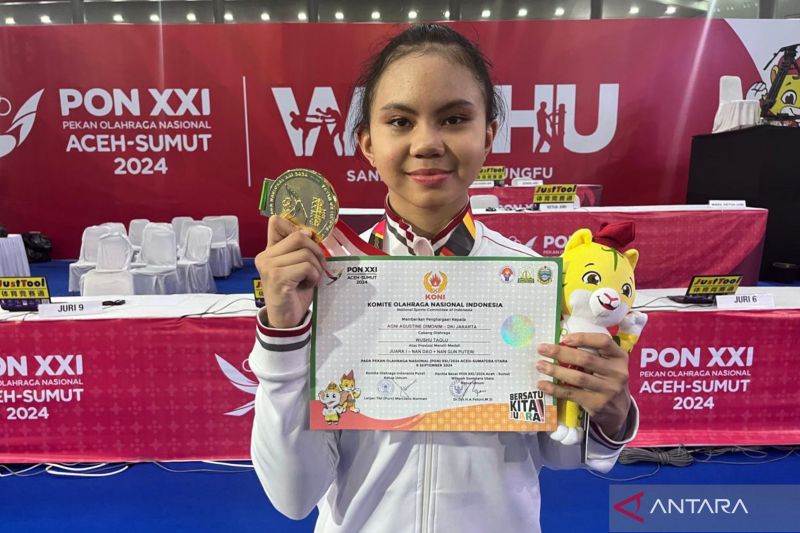 Wushu - Atlet termuda DKI Jakarta sumbang emas dari taolu kombinasi
