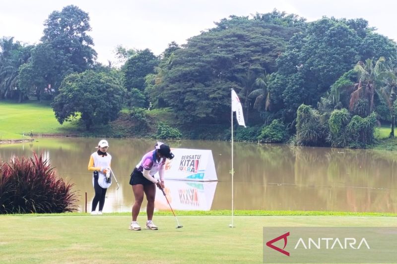 DKI Jakarta unggul di ronde pertama nomor foursome putri golf