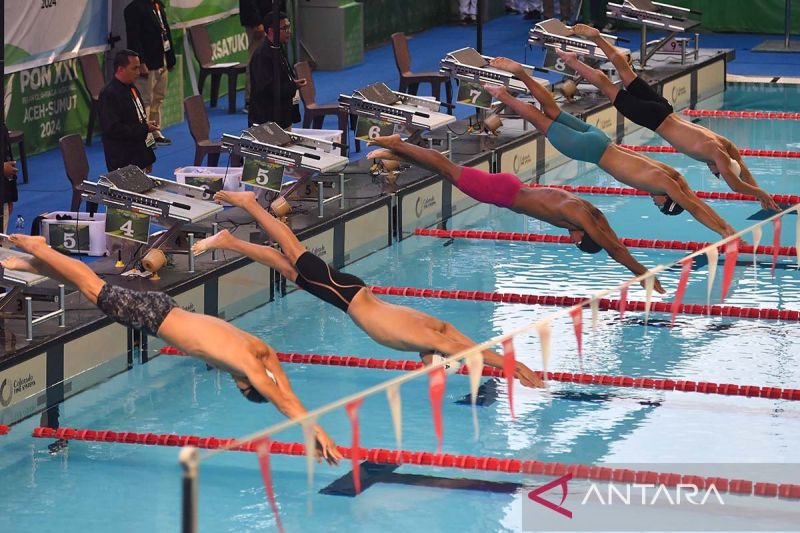 Renang - Jakarta pertajam rekor PON 4x200m gaya bebas estafet putra