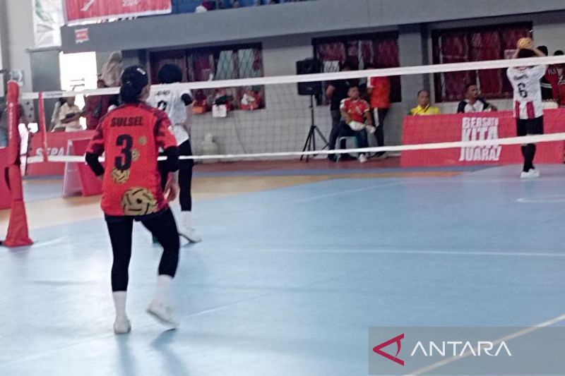 Sepak takraw - Tim putri Sulsel rebut emas setelah kalahkan Jakarta