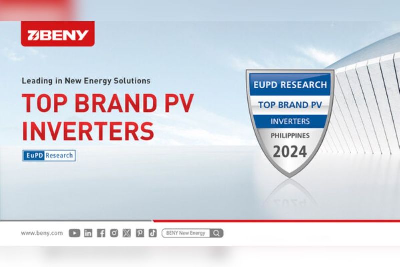 Beny Raih Penghargaan "Top Brand PV 2024" atas Produk Inverter dari EUPD Research