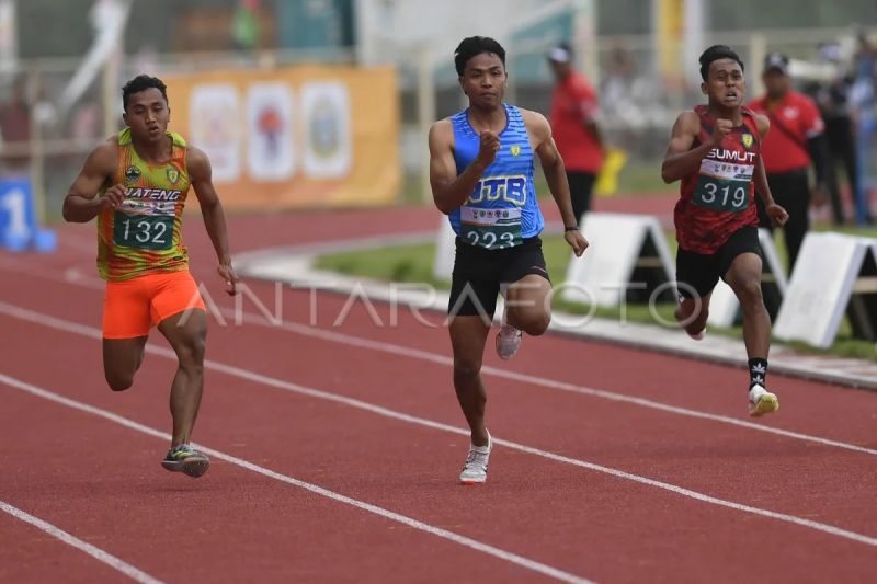 PON XXI Aceh - Sumut: Final lari 100 meter putra