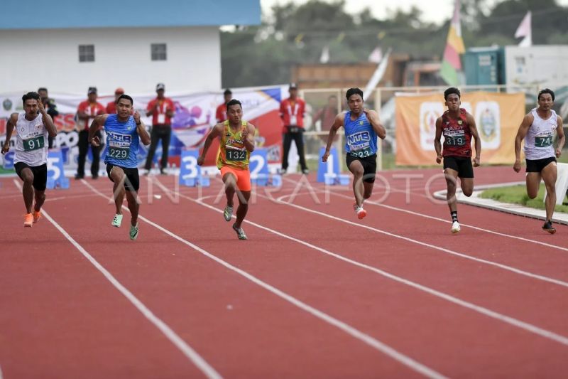 PON XXI Aceh - Sumut: Final lari 100 meter putra