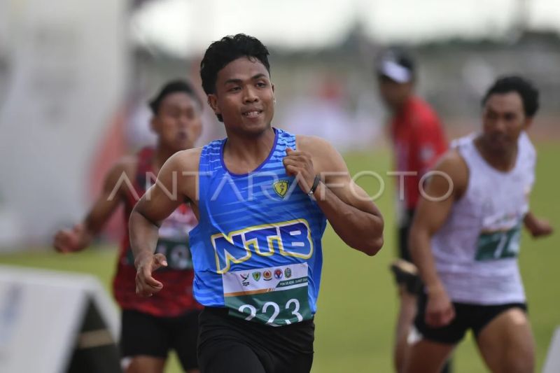 PON XXI Aceh - Sumut: Final lari 100 meter putra