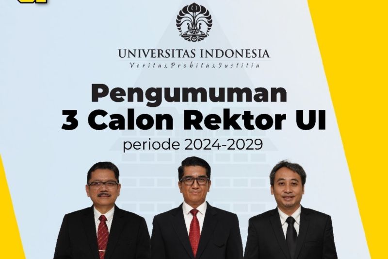 UI tetapkan tiga calon rektor periode 2024-2029