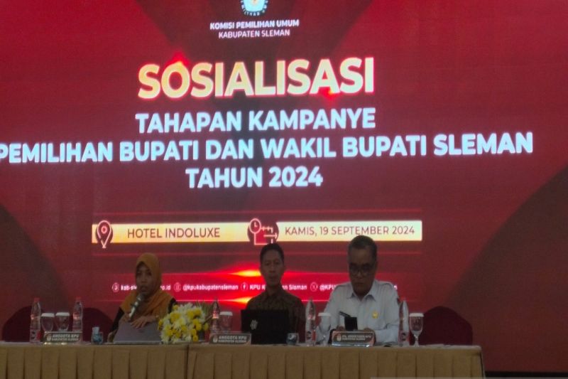 KPU Sleman sosialisasikan tahapan kampanye Pilkada 2024