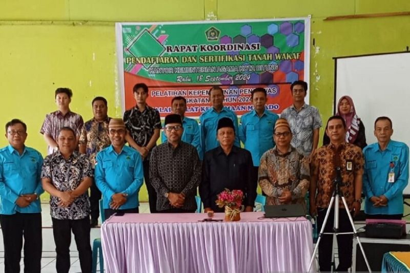 Kemenag Bitung percepat pendaftaran tanah wakaf secara digital