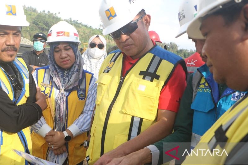 Progres pembangunan Bendungan Meninting NTB capai 91,12 persen 