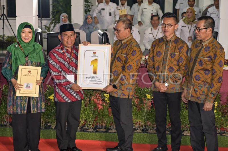 Penetapan nomor urut Pilgub NTB 2024