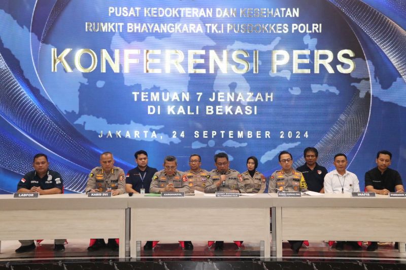 Temuan 7 jasad, Polisi: Identifikasi dilakukan secara profesional