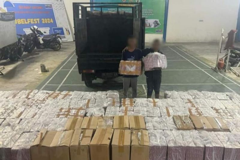 Bea Cukai Langsa Gempur 1,6 Juta Batang Rokok Tanpa Pita Cukai