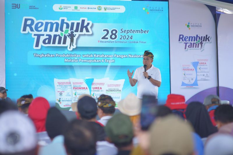 Digitalisasi oleh Pupuk Indonesia dukung swasembada pangan di Lombok