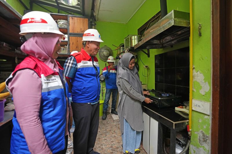 Dirut PGNpastikan pemanfaatan jargas rumah tangga di Sleman lancar