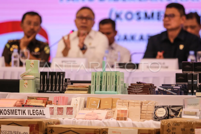 BPOM amankan kosmetik impor ilegal