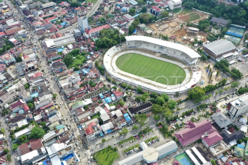 Progres renovasi Stadion Segiri di Samarinda