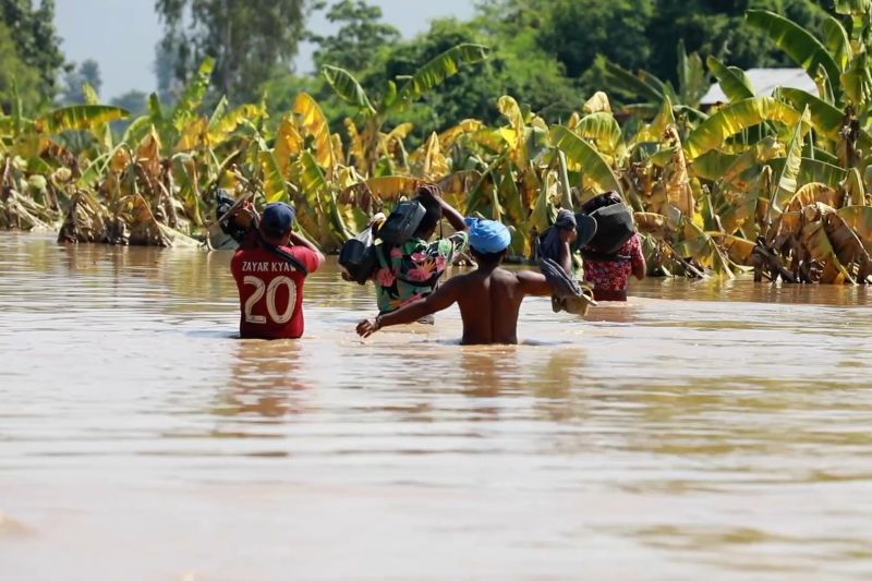 Banjir besar hantam Myanmar, 226 orang tewas dalam sepekan