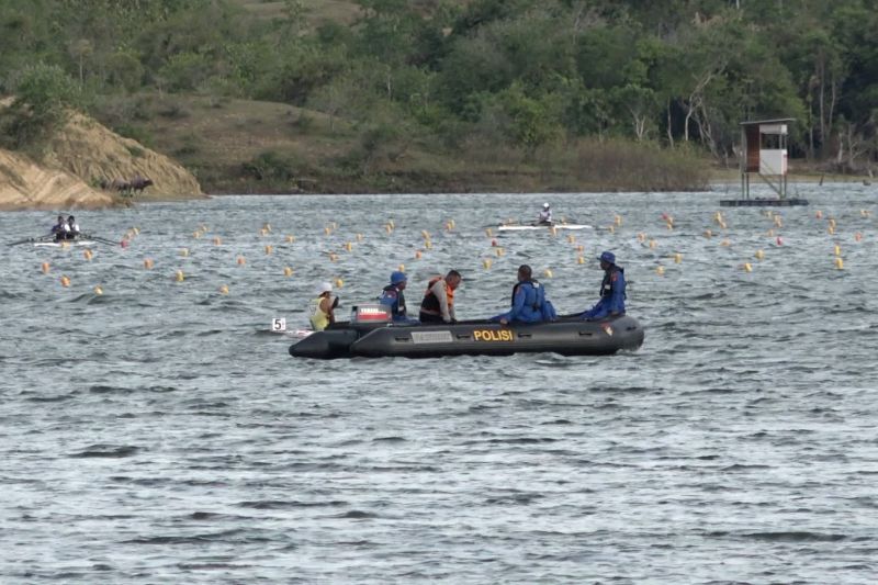 Final dayung canoeing dan kayak 200 meter ditunda karena angin kencang