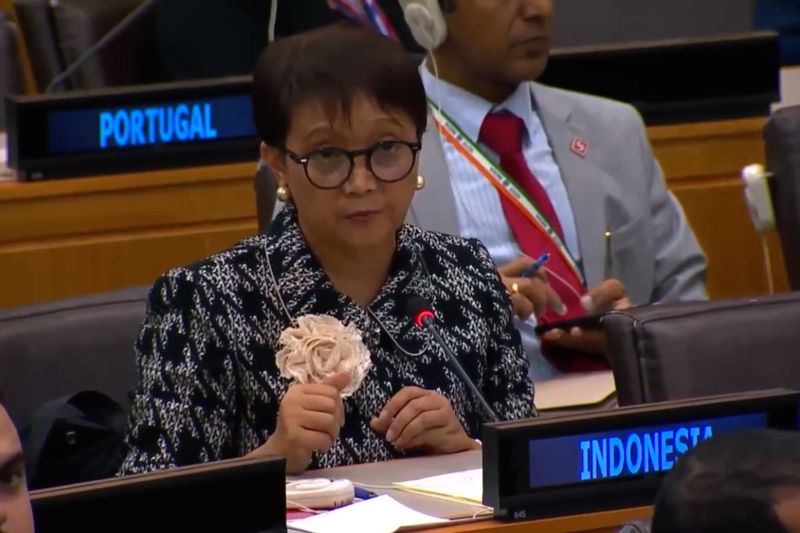 Menlu Retno: Mengancam UNRWA berarti mengancam kemanusiaan