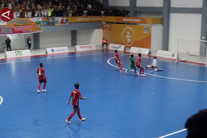 Laga futsal putra PON XXI , Sumut unggul atas DKI Jakarta 3-2