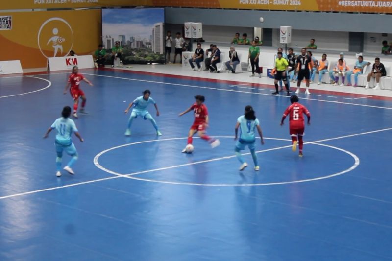 Sumut bungkam Yogyakarta dalam laga perdana futsal putri PON XXI