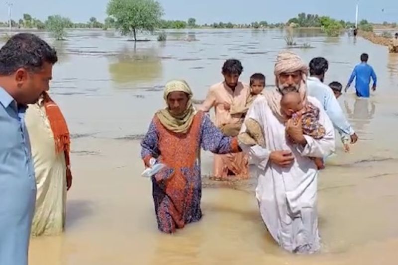 293 orang tewas di Pakistan akibat bencana yang dipicu hujan monsun