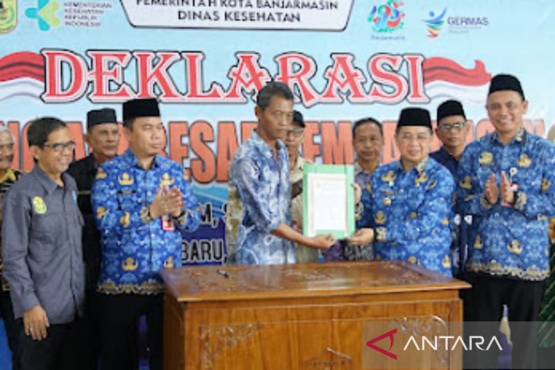 10 kelurahan di Banjarmasin deklarasi stop buang air besar sembarangan