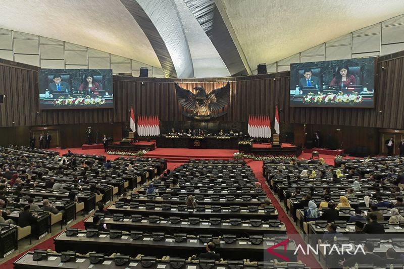 MPR tetapkan susunan fraksi periode 2024-2029