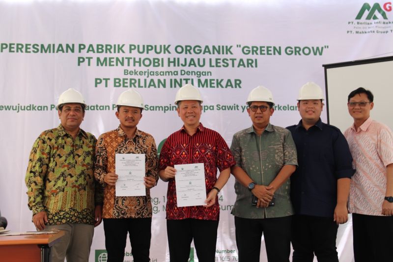 mktr-mgro-resmikan-pabrik-pupuk-kompos-granul-bahan-baku-limbah-sawit