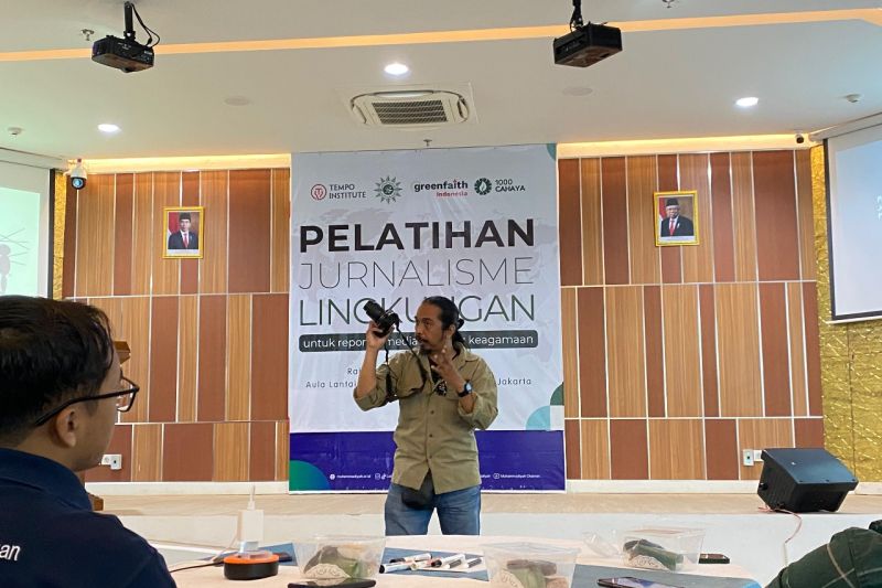 Pegiat media keagamaan ikuti pelatihan jurnalisme lingkungan 