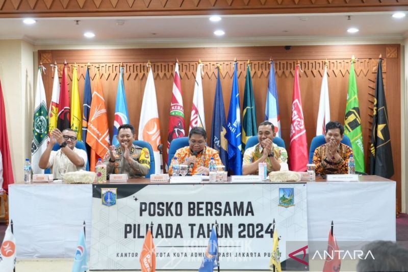 Pemkot Jakpus bentuk posko bersama sukseskan Pilkada Jakarta 2024