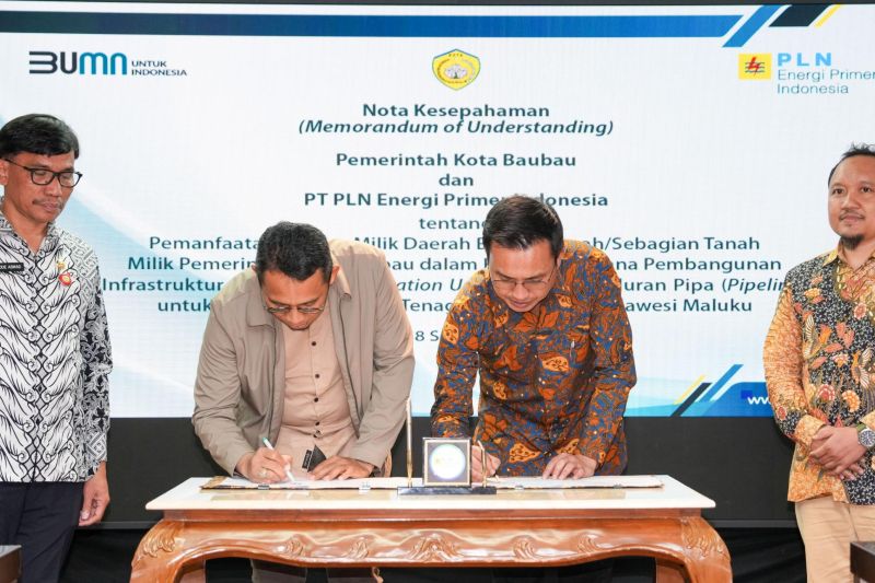 PLN EPI berkolaborasi dengan Pemkot Baubau lewat gasifikasi pembangkit 