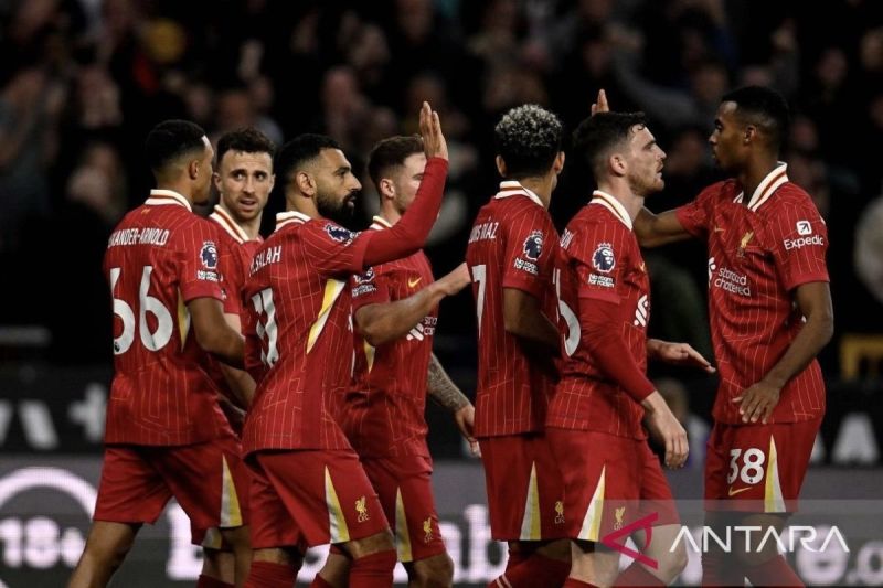 Klasemen Liga Inggris: Liverpool pertahankan peringkat pertama