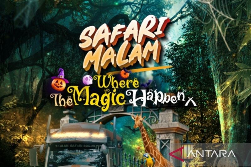 Taman Safari Bogor menampilkan ornamen sihir sambut Halloween