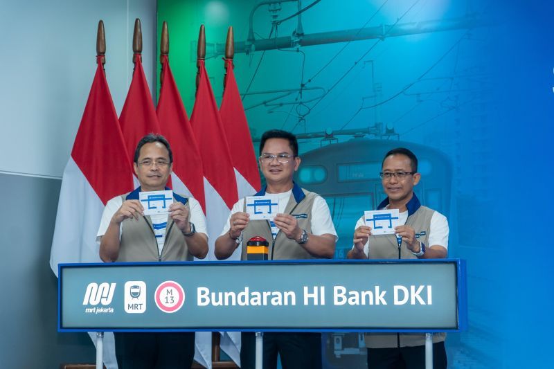 Sinergi Bank DKI dan PT MRT Jakarta (Perseroda) Resmikan Penamaan Stasiun Bundaran HI Bank DKI