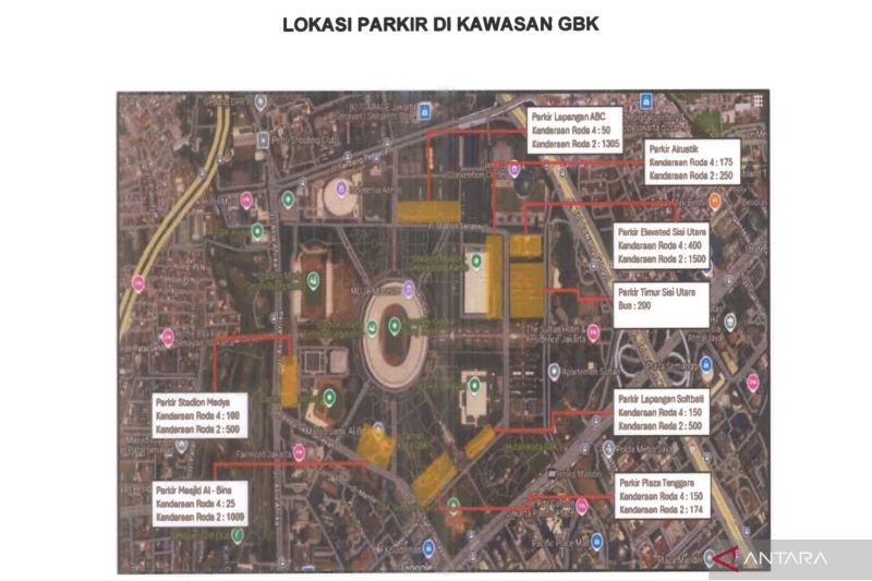 DKI siapkan sembilan kantong parkir saat Jakarta Running Fest 2024