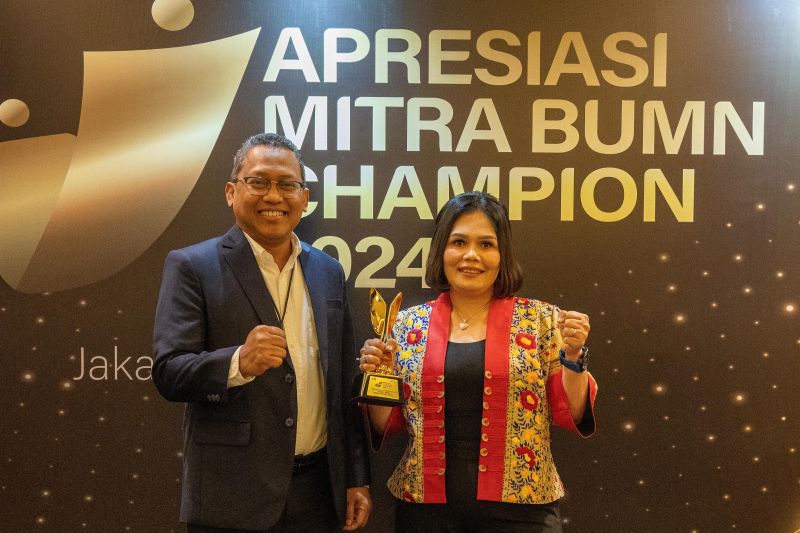 Agen Hebat Pegadaian Raih Penghargaan Mitra BUMN Champion 2024