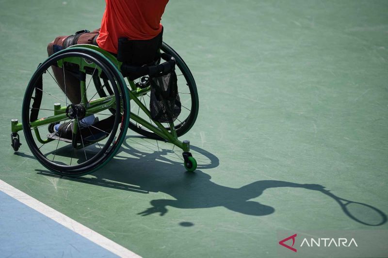 Peparnas 2024: Petenis Papua Agus Fitriadi raih emas tunggal putra tenis kursi roda