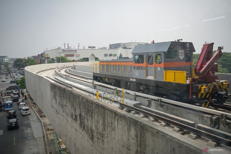 Proyek LRT Jakarta raih rekor MURI pembangunan struktur tercepat